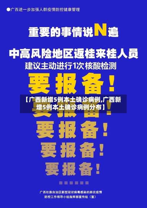 【广西新增5例本土确诊病例,广西新增5例本土确诊病例分布】