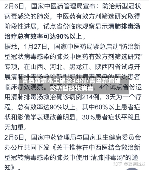 青岛新增本土确诊34例/青岛新增确诊新型冠状病毒-第2张图片
